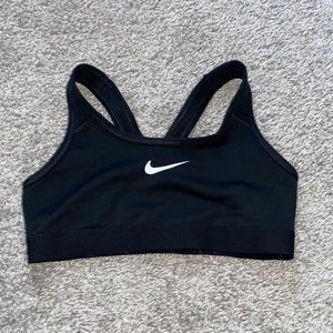 NIKE black sports bra